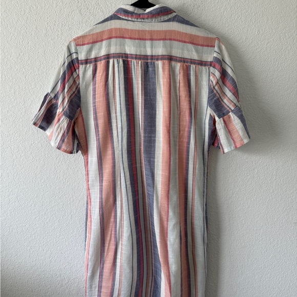 Blue Rain Red and Blue Midi Dress - Picture 8 of 8